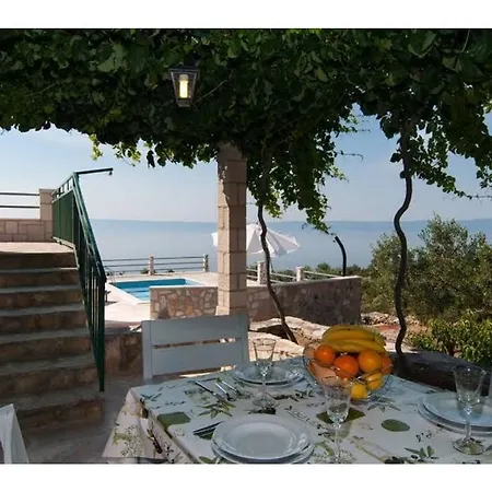 A Distinctive Holiday With Panoramic View In Selca Brac Dom wakacyjny Sumartin